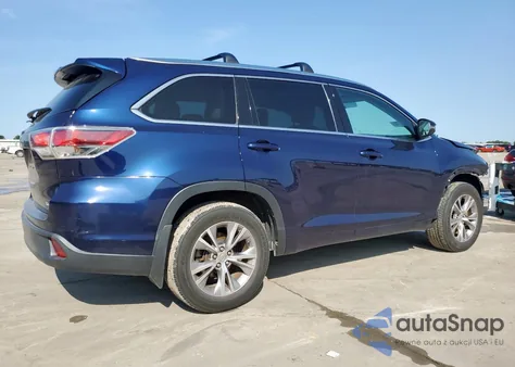 2015 Toyota Highlander Xle из США, поврежденный, VIN 5TDKKRFH1FS065854